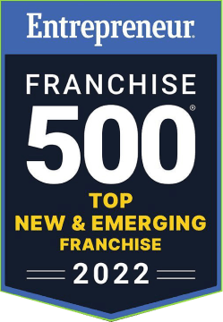 Entrepreneur Top New & Emerging Franchise 2022 badge