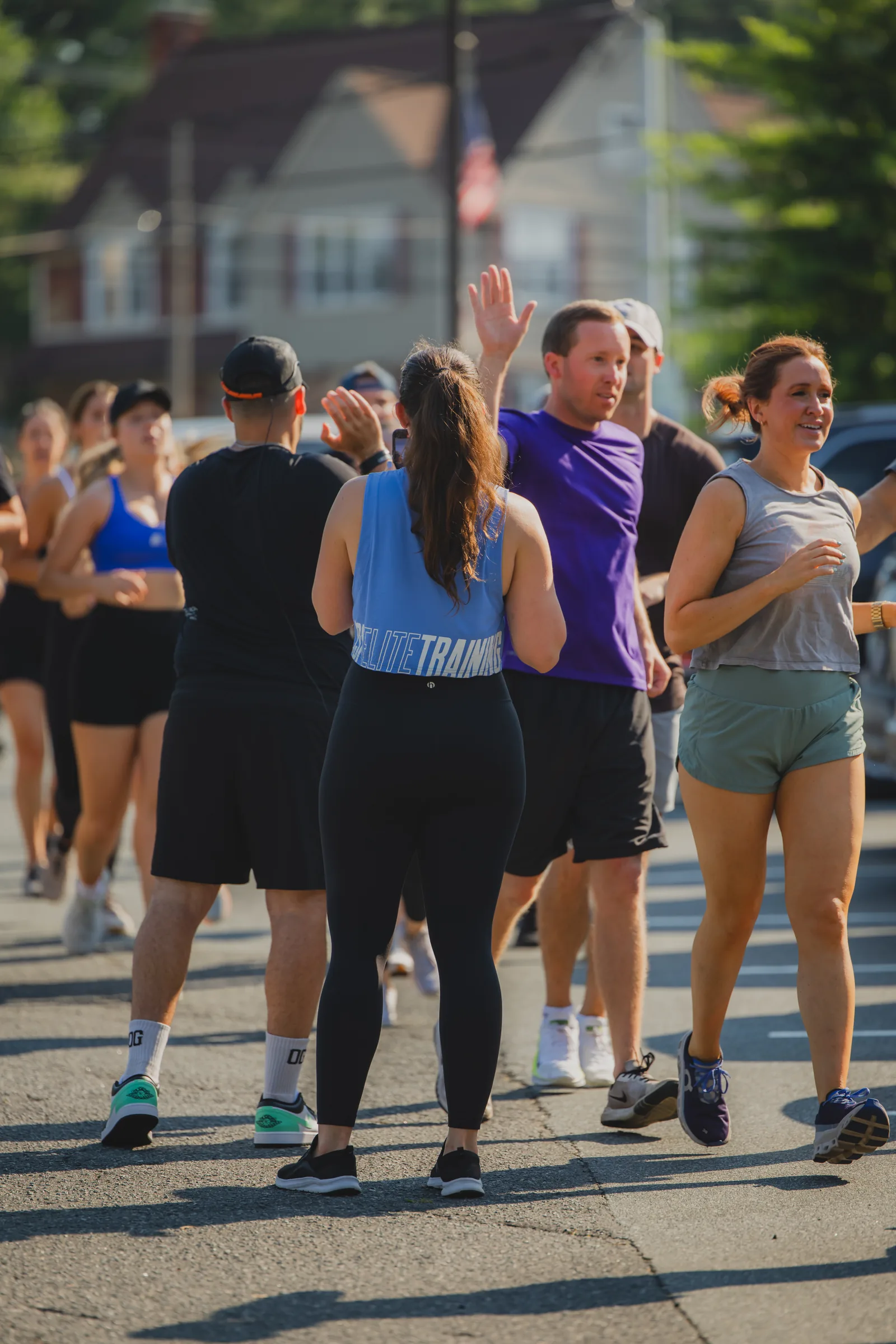 ISI® athletes encouraging each other at an outdoor session